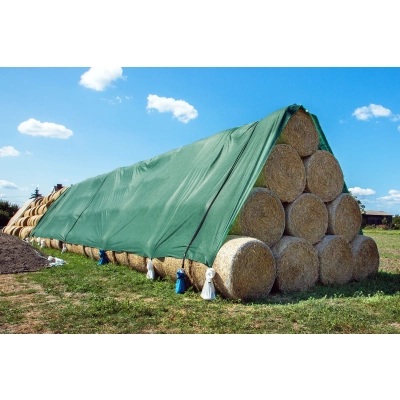 Płachta ochronna na słomę P-150 FLIZ 12 x 25m